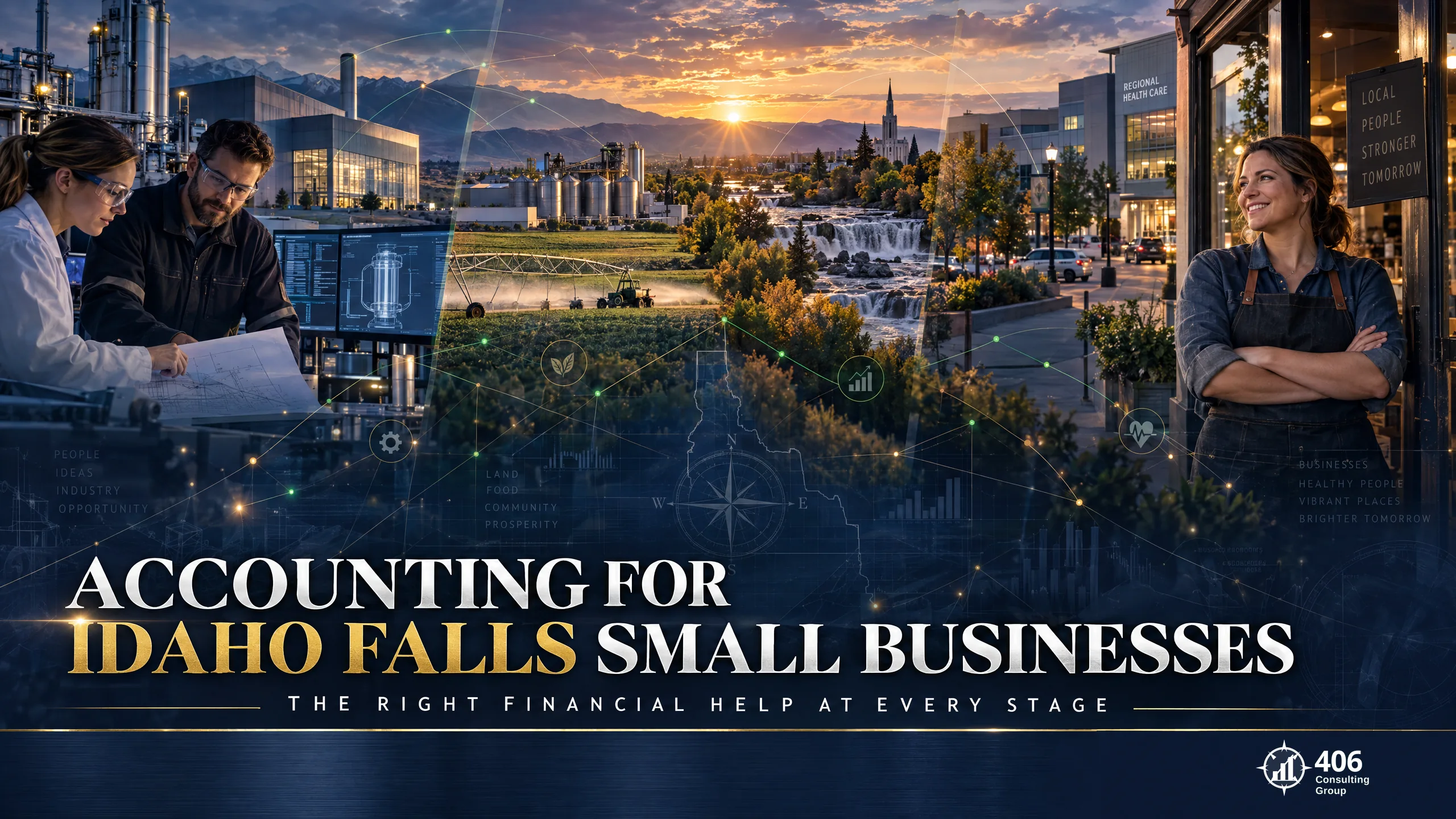 Accounting for Idaho Falls, ID small businesses — INL contractors, Snake River Plain ag, healthcare, and the boomtown trades