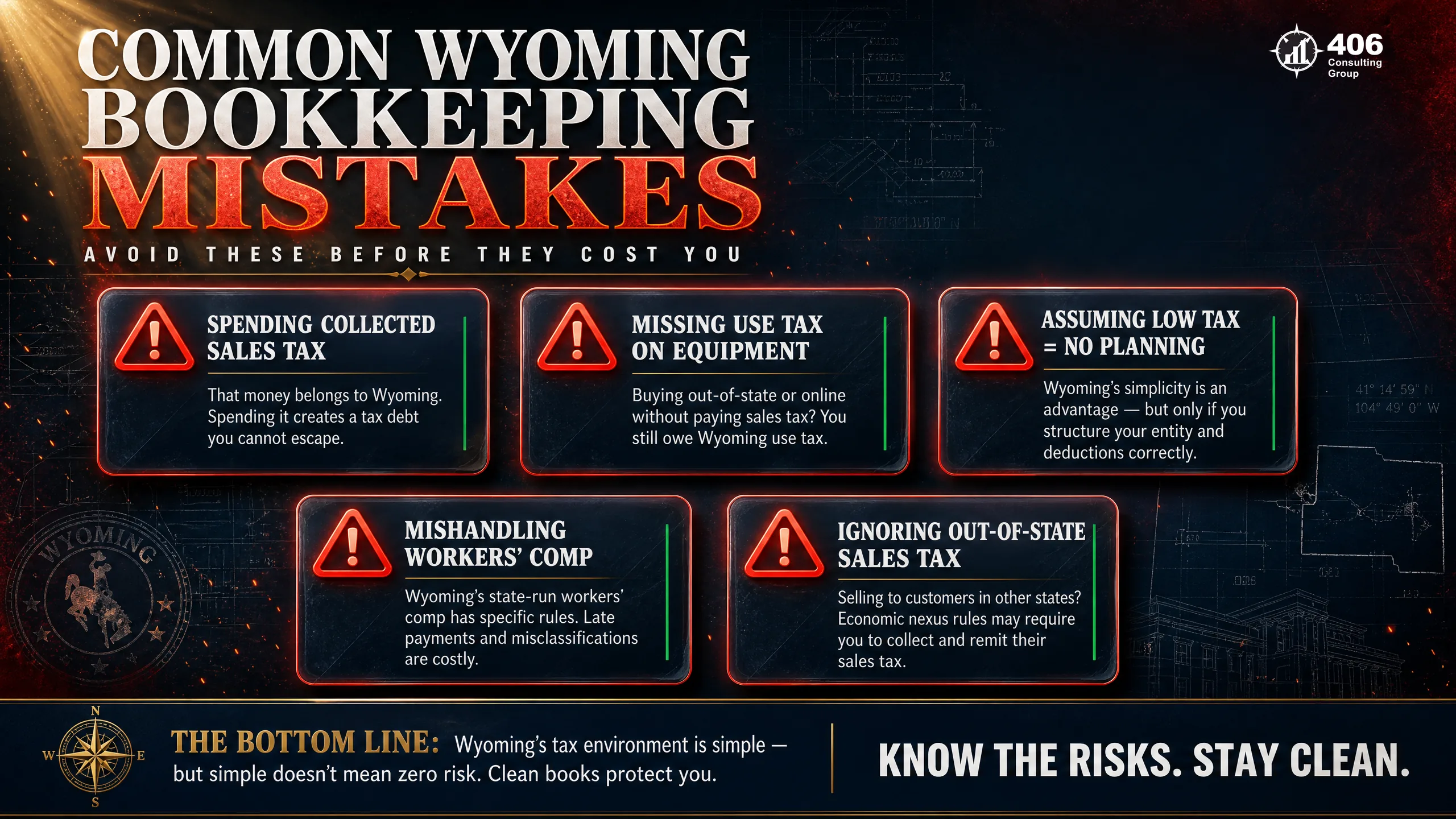 Common Wyoming bookkeeping mistakes for Cheyenne businesses