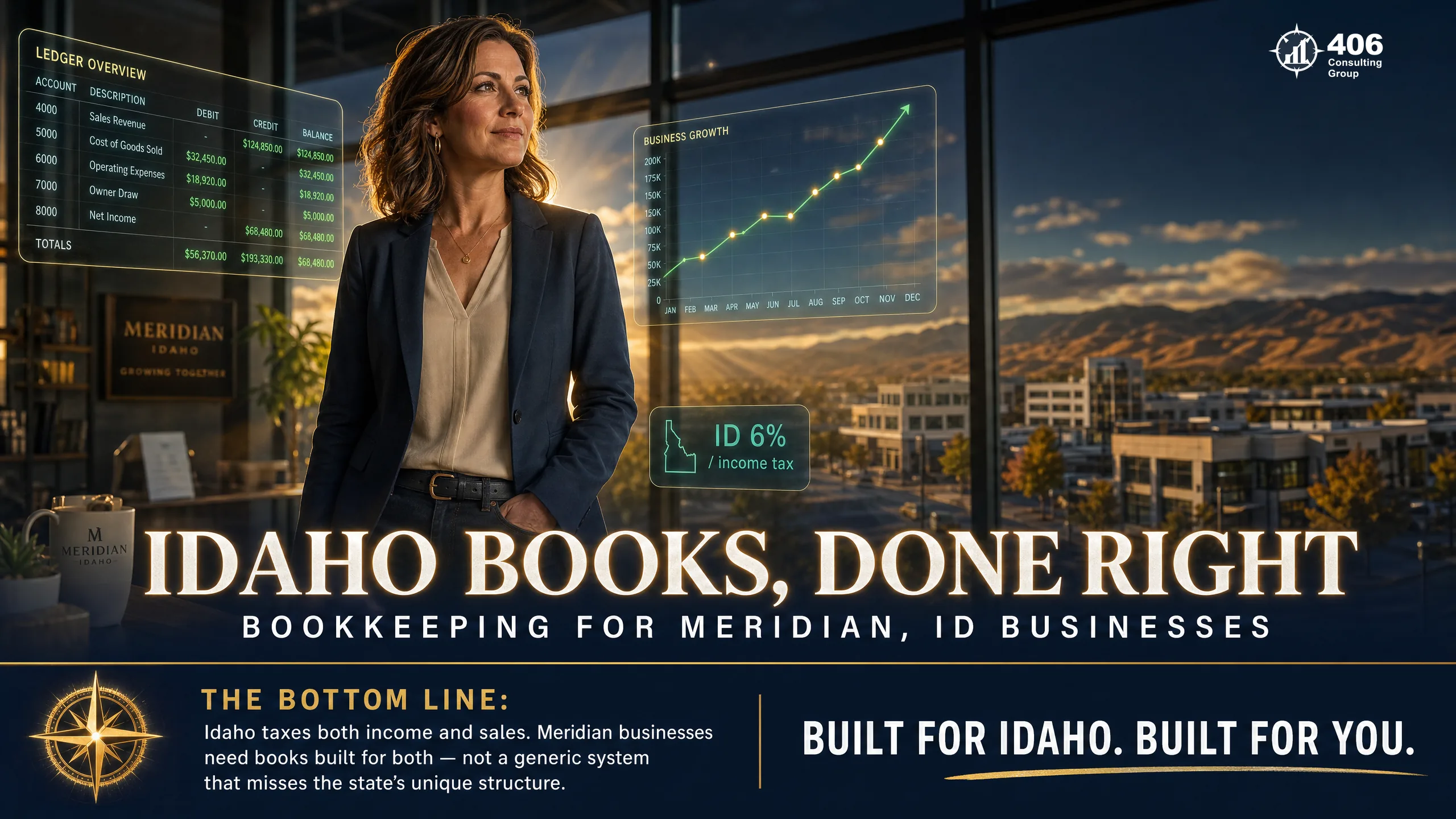 Bookkeeping services for Meridian, ID small businesses