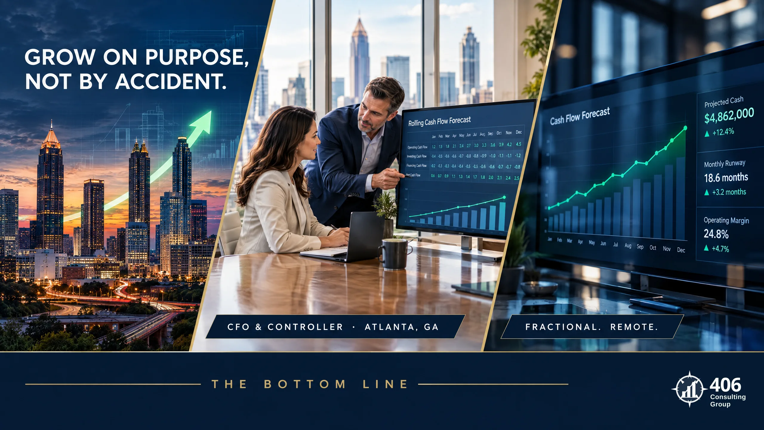 CFO and controller services for Atlanta, GA businesses — reliable numbers, real strategy, and capital-ready financials