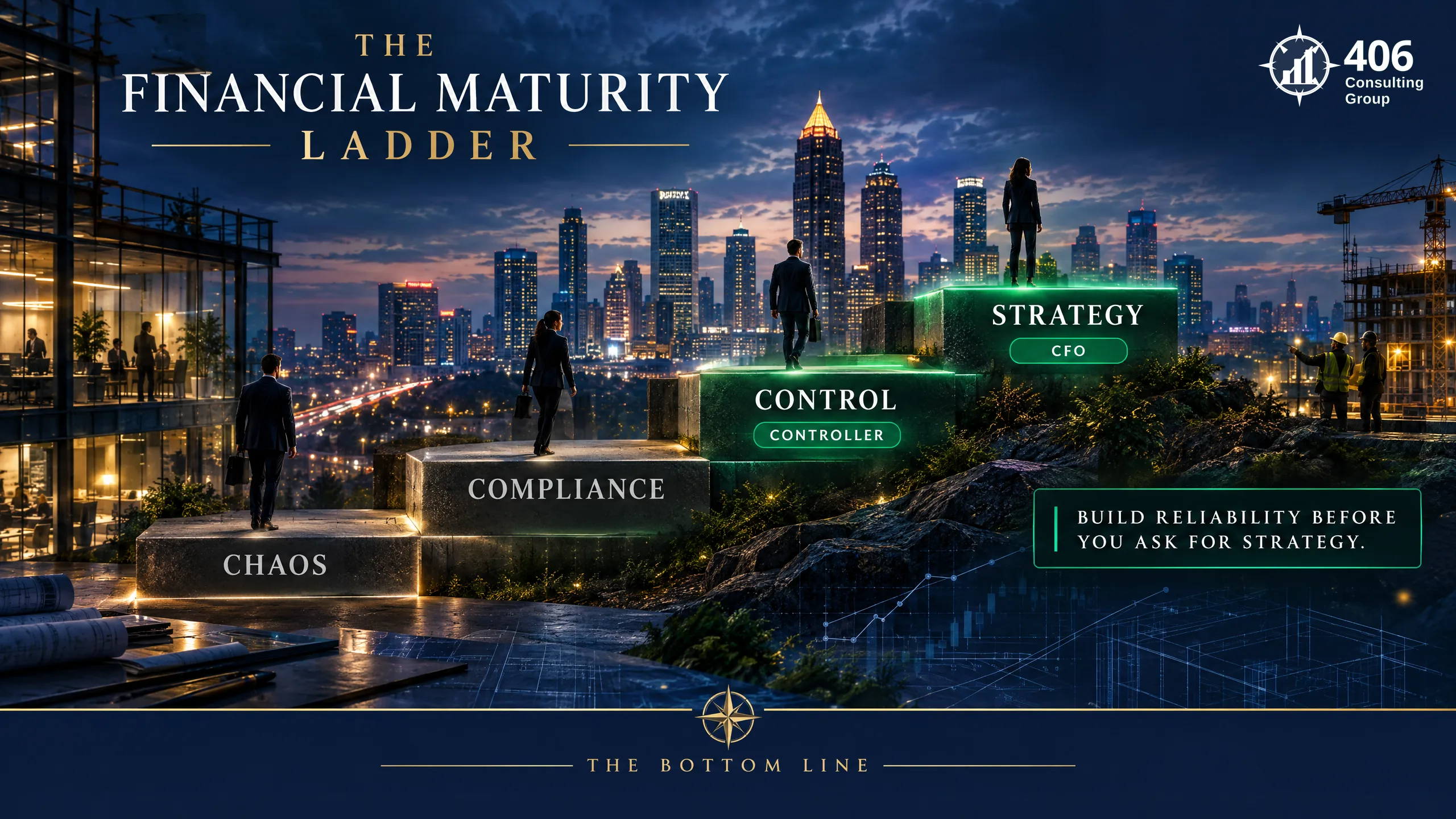 The Financial Maturity Ladder — Chaos, Compliance, Control, Strategy