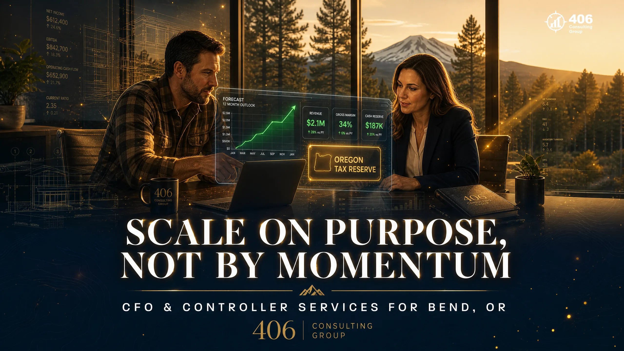 CFO and controller services for Bend, OR growing businesses