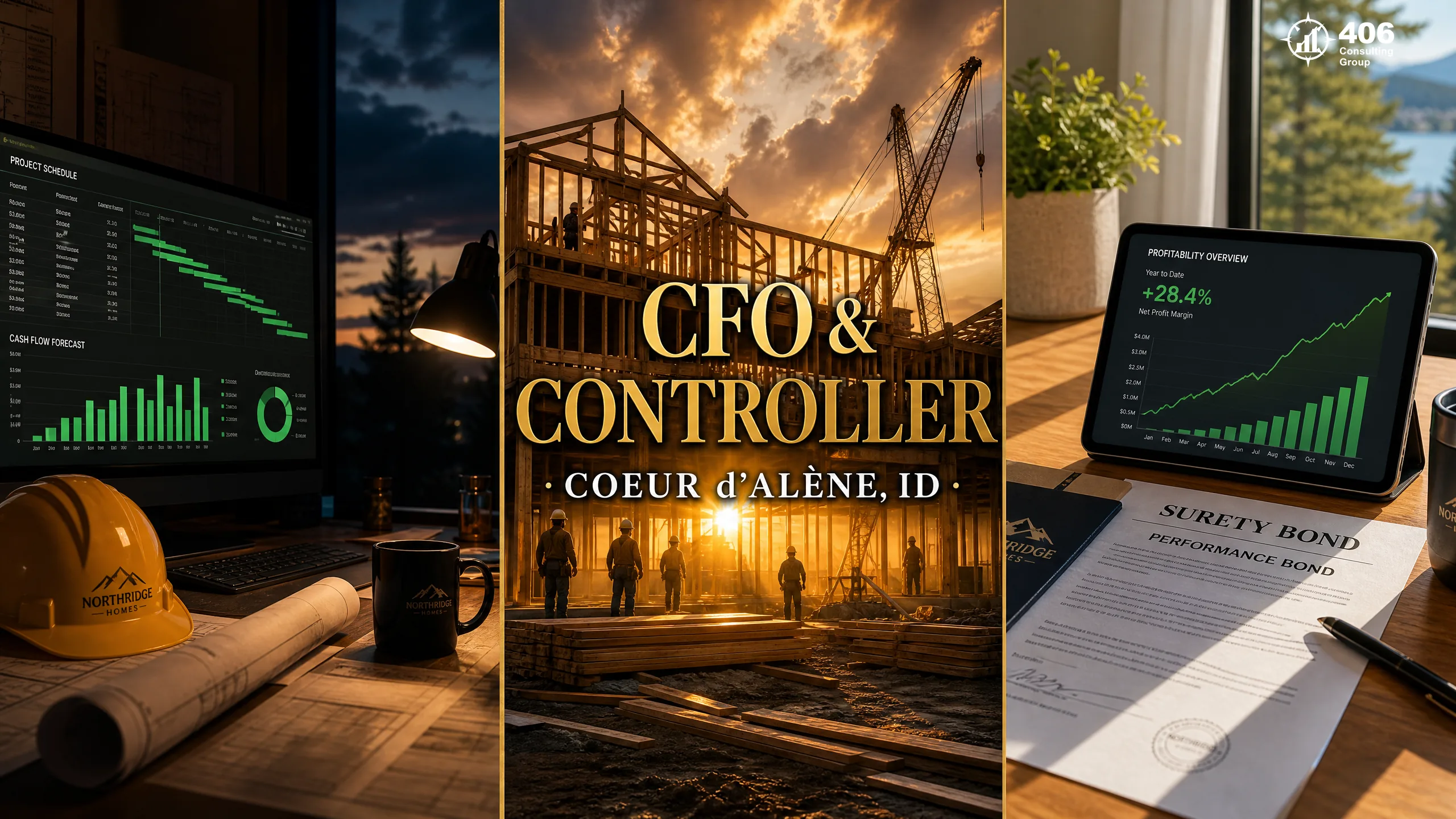 CFO and controller services for Coeur d'Alene, ID construction businesses