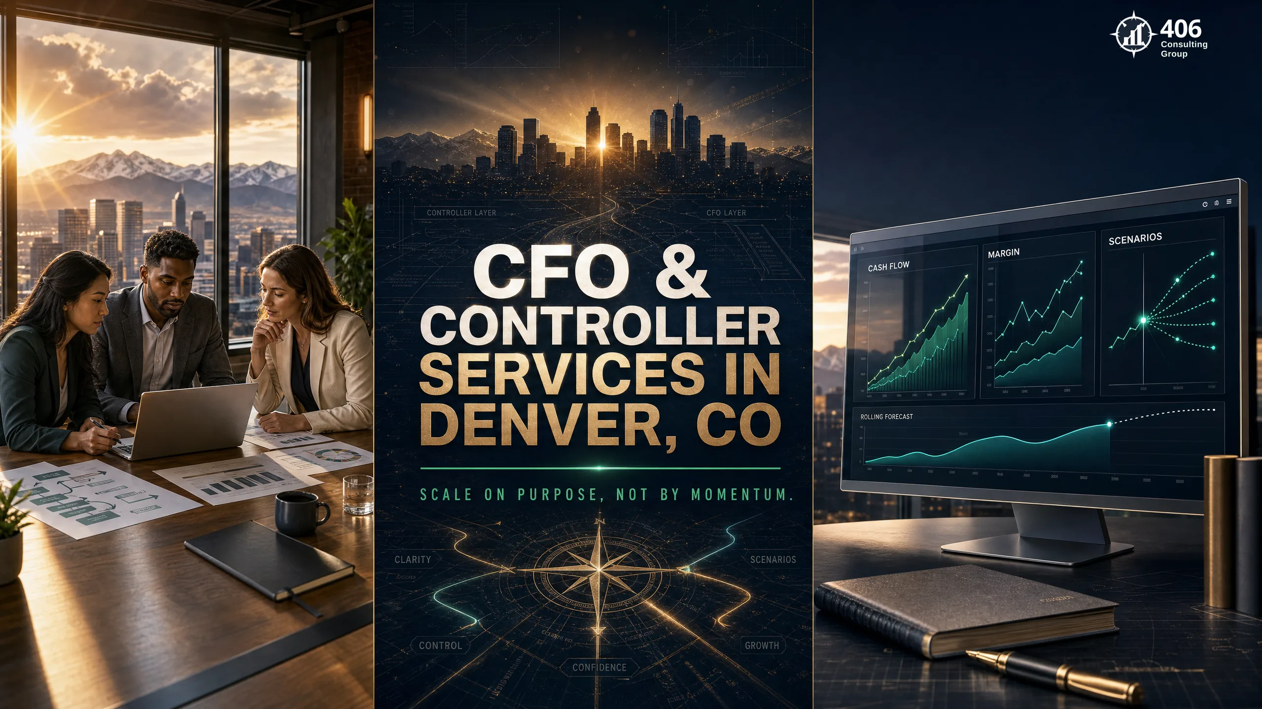 CFO and controller services for Denver, CO businesses — scale on purpose with reliable numbers and real strategy
