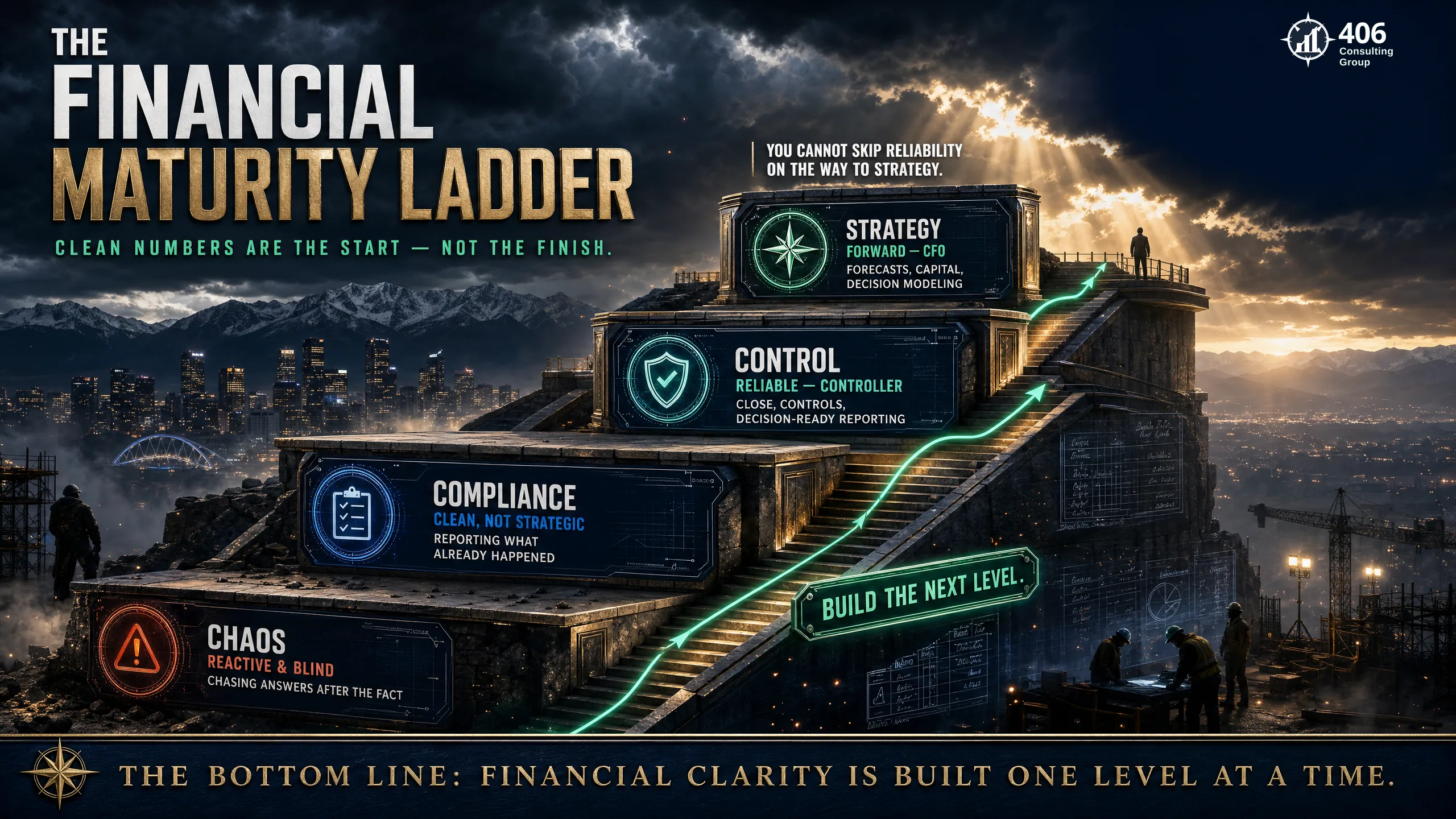 The Financial Maturity Ladder — Chaos, Compliance, Control, Strategy