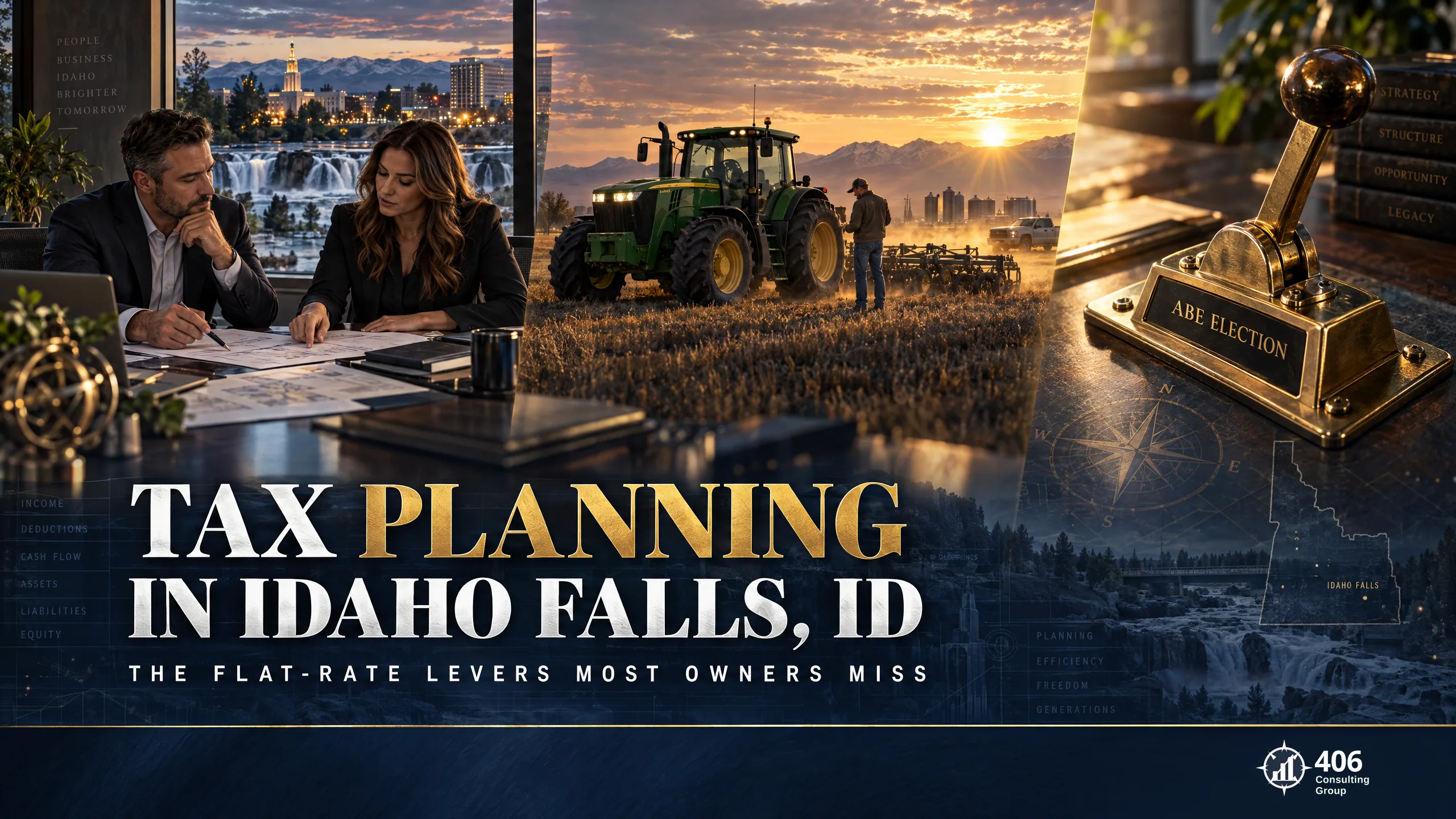 Tax planning and preparation services for Idaho Falls, ID S-corps, partnerships, ag processors, and contractors