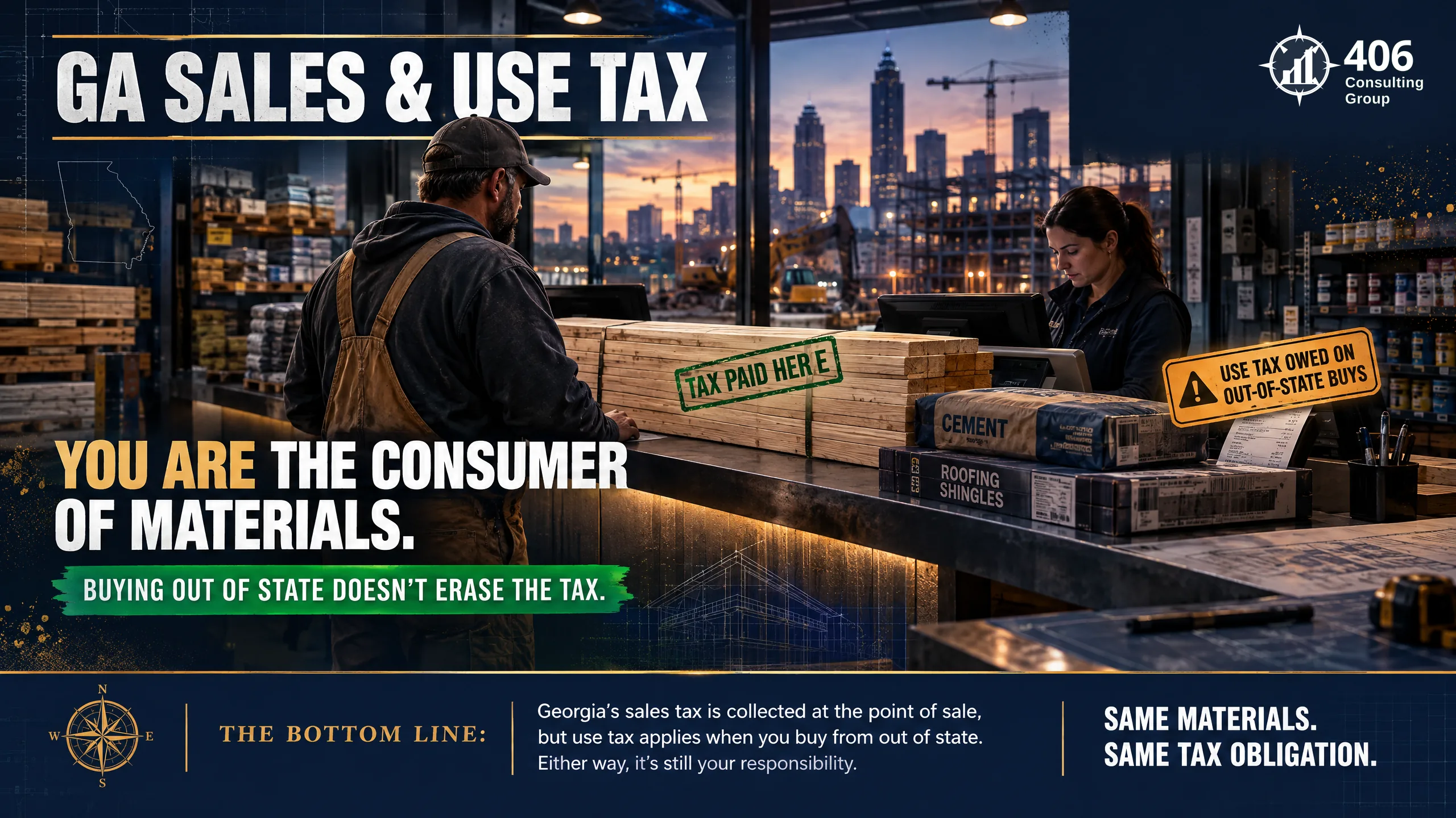 Georgia sales and use tax for contractors — the contractor as consumer of materials
