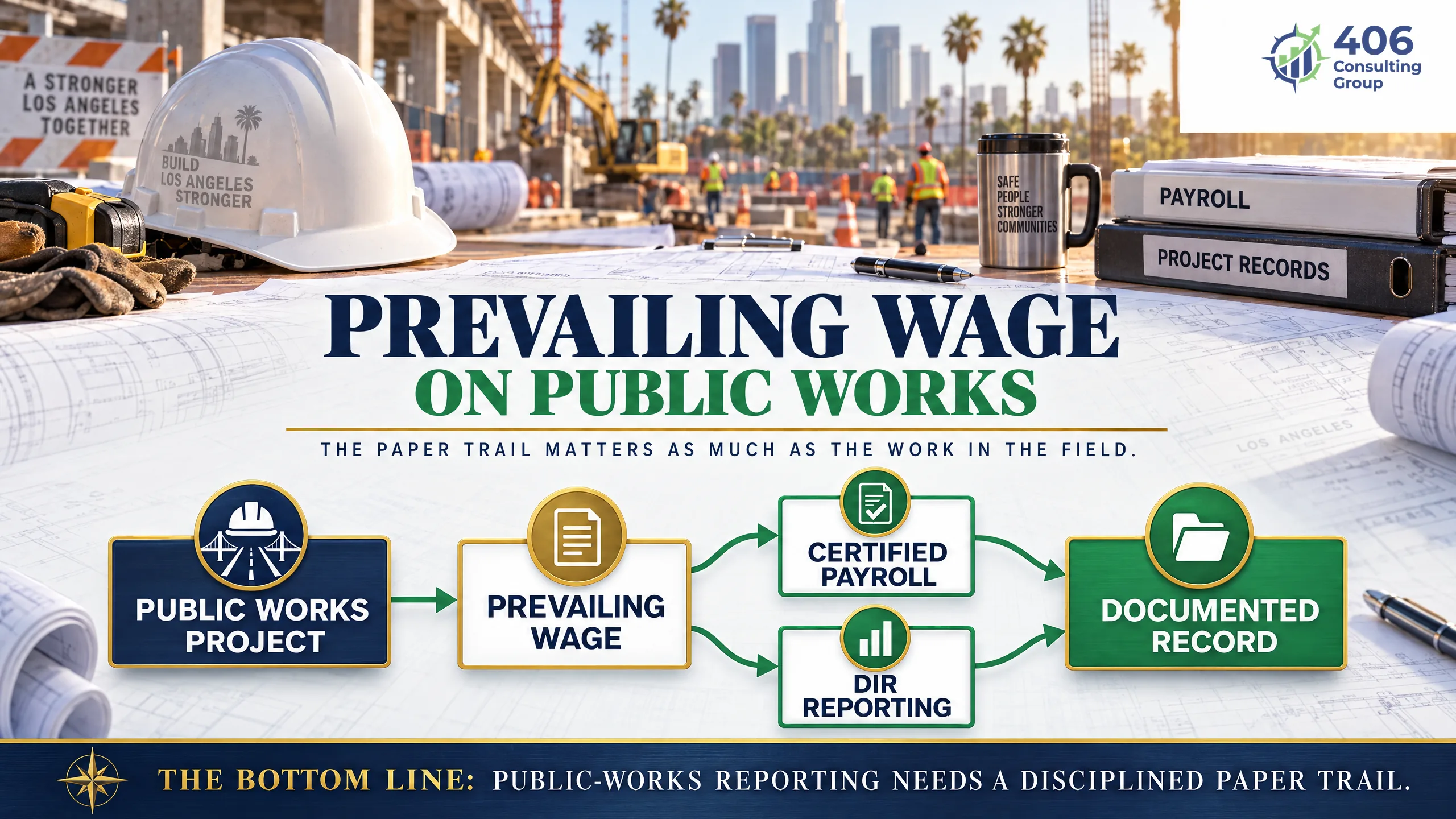 California prevailing wage and certified payroll for public works — DIR rates, DLSE reporting, and per-classification tracking